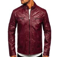 Veste en cuir pour homme de haute qualité, design haut de gamme, étiquette privée personnalisée, vente en gros, vêtements d'hiver pour l'extérieur, veste en cuir tendance