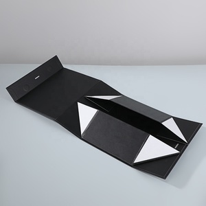 Eco Friendly Recyclable Custom Logo Luxury Folding Flap-pack Rigid Paper Matte UV Coating <b>Magnetic</b> Gift <b>Box</b> - Product Image 2
