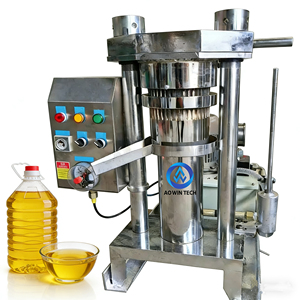 Máquina Industrial <span class=keywords><strong>de</strong></span> Prensado en Frío <span class=keywords><strong>de</strong></span> <span class=keywords><strong>Aceite</strong></span>, Mini Prensa Hidráulica Automática para <span class=keywords><strong>Aceite</strong></span> <span class=keywords><strong>de</strong></span> Semillas <span class=keywords><strong>de</strong></span> Algodón y Cacahuete - Product Image 1