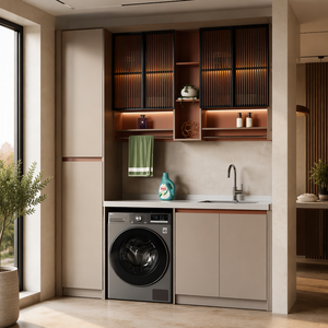 Mobili da <span class=keywords><strong>Cucina</strong></span> Moderni, Set di Armadietti Personalizzati con Mensole Aperte e Unità a Parete - Product Image 3