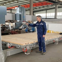 Scie à pont CNC 5 axes haute précision avec moteur 11KW pour la découpe de comptoirs en pierre