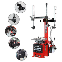 Machine à changer les pneus Karjoys KJ-906A à bras oscillant pour camions, motos, SUV et VTT, 10''-24'', 0,75/1,1 kW