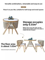 Conjunto de Mesa y Dos Sillas de Ratán y Madera para Exteriores, Moderno y Duradero, con Estructura de Hierro, para Balcón, Jardín o Sala de Estar