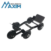 Nouvelle chariot de déplacement pour moto et voiture avec roues pivotantes en acier au carbone