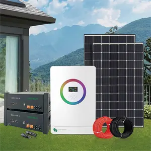 Power Dream Low Cost 2Kw 3Kw 4Kw 6Kw 10Kw Kit Set Solar Pv Panels Installation System For The Whole House