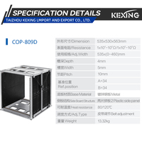 KEXING COP-809D ESD Rack de stockage de cartes PCB avec réglage de la ceinture, 535x530x563mm, certifié RoHS, 10^4-10^6 Ohm, Rack SMT robuste galvanisé