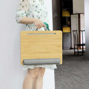 โต๊ะวางแท็บเล็ตแบบปรับได้ Samexi Bamboo พร้อมหมอนรองและปรับมุมได้ - Product Image 4