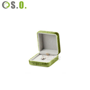 China Factory Jewelry Set Velvet <b>Box</b> Elegant Design Necklace Velvet Suede Suede <b>Box</b> with High-end Flannelette Jewelry <b>Ring</b> <b>Box</b> - Product Image 2