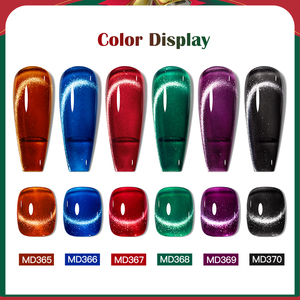 Msruioo 8ml lấp lánh mùa thu màu sắc mùa đông Nail Gel bán vĩnh viễn UV nam châm Gel véc ni mắt mèo từ Nail Gel Polish - Product Image 6