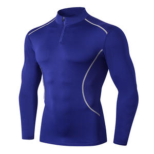 <b>Men's</b> New <b>Long</b> <b>Sleeve</b> <b>Gym</b> Compression Shirt Quick Dry Fleece <b>Top</b> for Outdoor Running Basketball Training in Winter - Product Image 6