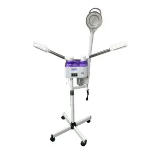 New Style Portable Facial Steamer Mist Spray Making Machine Face Sauna with magnifying lamp beauty salon