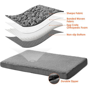 Lits orthopédiques pour chiens en gros, lit pour animaux de compagnie <span class=keywords><strong>extra</strong></span> large avec housse amovible et lavable pour cage - Product Image 2