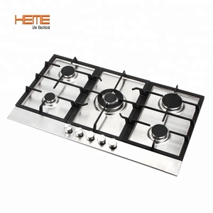 SAI Certificate 90cm Built-<b>in</b> Gas Cooktop with 5 Burners Best <b>Kitchen</b> Countertop Stainless Steel - Product Image 4