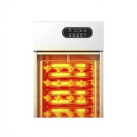 Armoire de séchage rotative commerciale 360° en acier inoxydable suspendue 220V avec garantie 1 an pour saucisses et grains de café