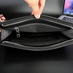 Portafoglio Lungo di Grande Capacità Borsa Tote in Morbida Pelle <span class=keywords><strong>Pochette</strong></span> a Busta Intrecciata da <span class=keywords><strong>Uomo</strong></span> per Affari Porta Carte - Product Image 6