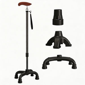 Bastón Plegable <span class=keywords><strong>de</strong></span> Fibra <span class=keywords><strong>de</strong></span> Carbono Ligero JINDA, Ajustable en 10 Niveles, Incluye 3 Puntas Antideslizantes <span class=keywords><strong>de</strong></span> Repuesto, Soporte para <span class=keywords><strong>Personas</strong></span> <span class=keywords><strong>Mayores</strong></span> - Product Image 2