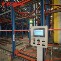 Système de rayonnage automatisé à quatre voies EYDA, rayonnage à navette robuste en fer/acier, stockage de palettes haute densité pour les grands centres de distribution