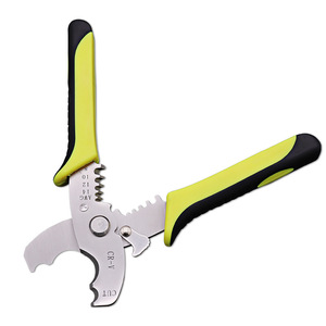 Wire Cutters Cable Strippers Stainless Steel Electrician Shears Yellow Industrial Grade AWG 14 12 10 8 - Product Image 3