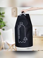 Panier à linge pliable rectangulaire en tissu Oxford de grande capacité 82L avec poignée en aluminium pour le rangement des vêtements sales