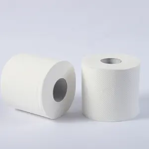 100% Pure Bamboo Compostable Biodegradable Plastic-Free Eco-Friendly Bamboo Toilet Paper