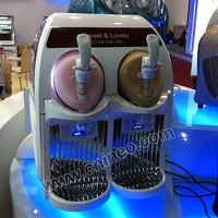 Penggunaan komersial mesin pembuat es krim Gelato lembut melayani harga grosir untuk bahan susu dan air
