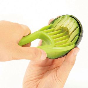 Eco-Friendly Plastic Avocado Knife <b>Cutter</b> Safe Home and Kitchen Gadgets for Daily Use <b>Vegetable</b> Slicer - Product Image 5