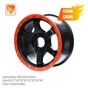 <span class=keywords><strong>ล้อ</strong></span>รถ<span class=keywords><strong>ก</strong></span>ระบะและรถ SUV ขนาด 16x8.5 17x9.0 18x9.0 5*127 6*114.3 6*139.7 5*114.3 6*130 สำหรับรถออฟโรด Navara <span class=keywords><strong>NP300</strong></span> ขายส่ง - Product Image 1