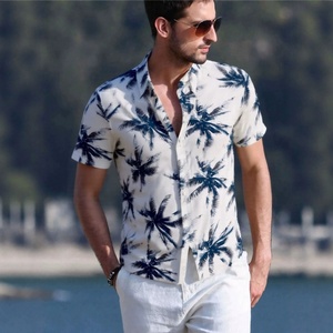 Chemise à manches courtes pour homme imprimée en 3D - Product Image 3