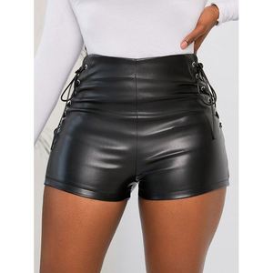 New Arrival High Waist Black Pu <strong>Ather</strong> Women's Pants Wide g Women's Pants Trousers - Product Image 4