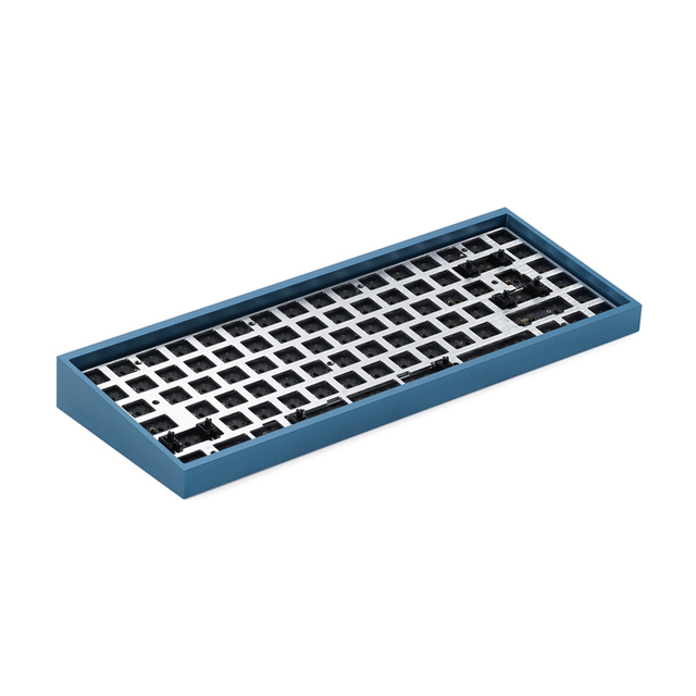 Custom Metal Fabrication Metal Mechanical Keyboard CNC Polished Brass Mechanical Keyboard