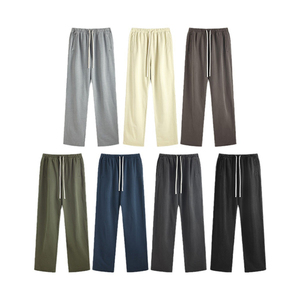 <span class=keywords><strong>Pantaloni</strong></span> <span class=keywords><strong>Tuta</strong></span> Unisex Retro in Tessuto Pesante 350GSM con Lavaggio Acido, <span class=keywords><strong>Pantaloni</strong></span> Casual Autunnali <span class=keywords><strong>Larghi</strong></span> Oversize Personalizzabili per <span class=keywords><strong>Uomo</strong></span> - Product Image 5