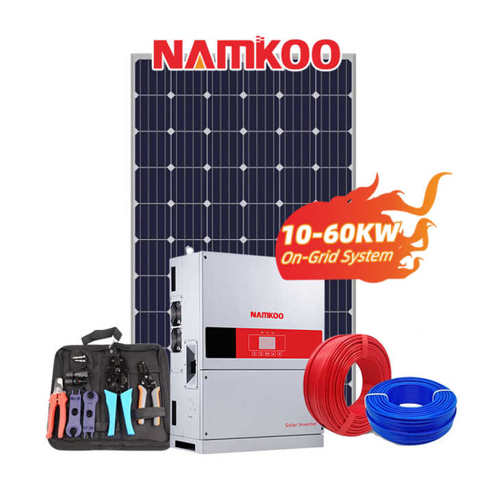 Namkoo EPC Solar Project Grid Tied Solar System 100KW 500KW 1 MW Solar ...