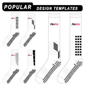 पकड़ और शिन गार्ड के साथ एंटी-स्लिप फुटबॉल मोजे, प्रशिक्षण और मैच के लिए कस्टम फुटबॉल पकड़ मोजे, टीम तैयार - Product Image 4