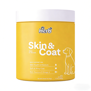 Suplemento para la Piel y el Pelaje de Perros de Marca Privada OEM/ODM con Colágeno, Biotina y Vitamina C que Ayuda a Mantener una Piel Normal - Product Image 1