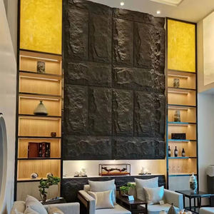 उच्च गुणवत्ता वाले आधुनिक 3 डी बोर्ड कला पृष्ठभूमि दीवार डिजाइन हल्के वाटरप्रूफ पु सांस्कृतिक दीवार पैनल बड़े स्लैब की दुकान सजावट - Product Image 6