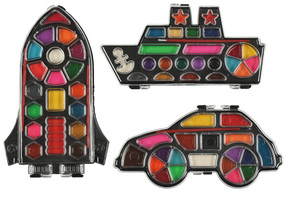 Set de Pintura de Acuarela Sólida Multicolor, Fácil de Mezclar, con Pincel, Colores Metálicos Vibrantes para Niños, Personalizable - Product Image 5