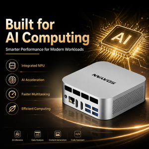 อัลตร้า 7 255H AI มินิพีซี 16GB 24GB 32GB LPDDR5 M.2 NVMe SSD WiFi 6 4K UHD คอมพิวเตอร์ตั้งโต๊ะสำหรับเล่นเกม 11 Pro MQi15 MQi15 -U7 255H Mod - Product Image 4