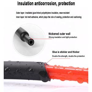 Viermal mit selbst klebendem Schrumpf schlauch Großhandel 4:1 verdickte doppelwandige wärme schrumpf bare Isolier hülse 4 mal envi - Product Image 6