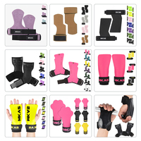 MKAS - Agarraderas de Gimnasio Unisex Antideslizantes con Protección para las Palmas, Diseño de Garra de Gato en Hypalon, para Levantamiento de Pesas