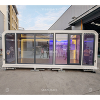 Petite maison vivante portable en conteneur modulaire bureau à domicile maison préfabriquée extensible