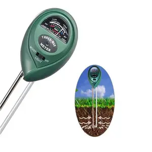 3-in-1 Soil Tester Equipment Nutrient Moisture Tester Soil PH Meter Light Intensity Tester Soil Quality Fertility Meter Kit