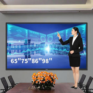 กระดานอัจฉริยะ HD พร้อมจอแสดงผล 4K แบบอินเทอร์แอคทีฟ ขนาด 55 นิ้ว สำหรับห้องประชุม รองรับการสัมผัสหลายจุด มีขนาดให้เลือก 55 65 75 85 86 100 นิ้ว - Product Image 2