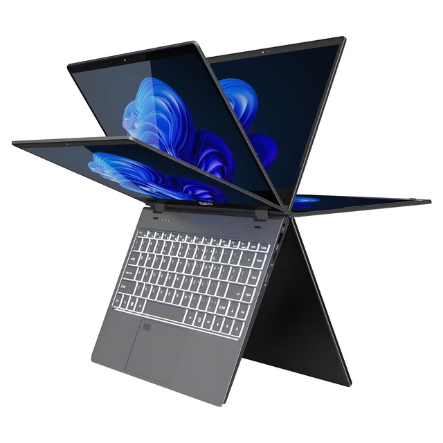 OEM 4-in-1 Touch Screen Business Laptop with 14-inch 360-degree Folding Learning and Gaming Notebook with 16 RAM and 2TB SSD