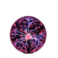 Lampe sphérique LED ABS à plasma, effet éclair, moderne, pour la maison, les fêtes, cadeau électrostatique pour enfants, décoration - Grande Vente