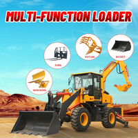 Lader Traktor 3.0 3.5 4.0 4.5ton 6.9t Radlader Kompaktlader Schranklader Towable Backhoe Excavator Loader Pelle Chargeuse