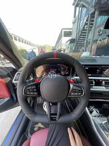 Volant de voiture LED en fibre de carbone pour BMW G30 G20 G01 G02 G05 G06 G07 M4 M5 F90 <span class=keywords><strong>M8</strong></span> X3 X4 X5 X6 F40 F44 F97 F98 F95 F96 G11 G12 - Product Image 2