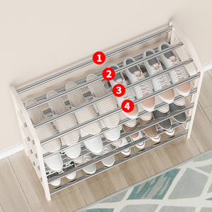 Giá Để Giày Bốt Có Thể Xếp Chồng Bằng Kim Loại 3 Tầng Cho Tủ Quần Áo Phòng Ngủ - Product Image 5
