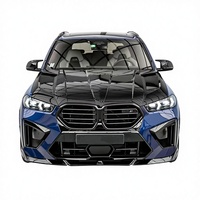 Kit de Carrocería de Fibra de Carbono para BMW X5M, Difusor de Labio Delantero de Fibra de Carbono LD, Alerón, Capó de Motor, Parachoques X5M, Piezas de Automóvil
