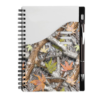 Notebook A5 à spirale personnalisé, en plastique, couverture Flexible PP avec stylo