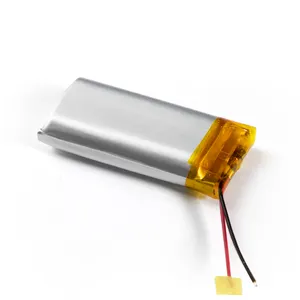 Bateria de polímero de lítio recarregável KC CB UN38.3 Certified 3.7v Lipo Bateria 650mAh